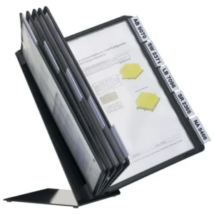 Bordstativ VARIO 10 lommer sort