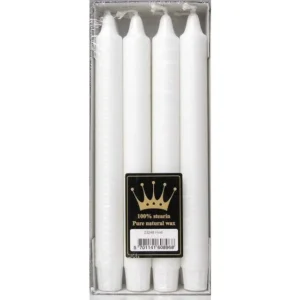 Kronelys DIANA stearin hvit 9 timer (8)