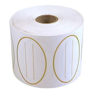 Gavemerkelapp oval gull (1000)