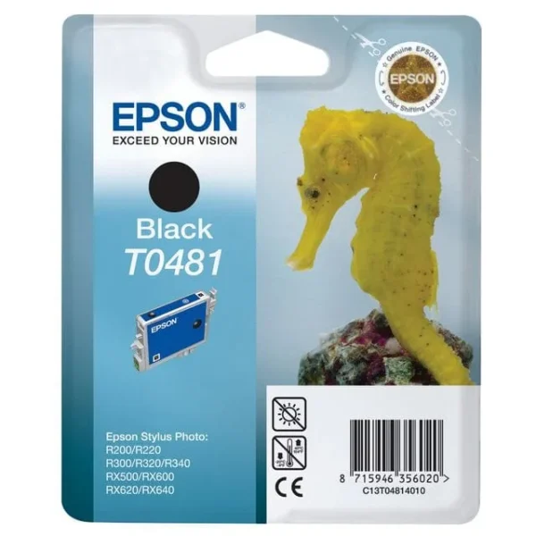 Blekk EPSON T0481 C13T04814010 sort
