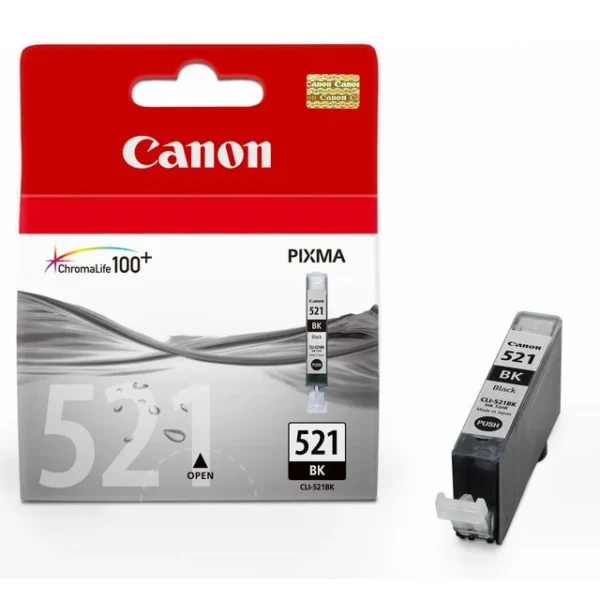 Blekk CANON CLI-521BK sort