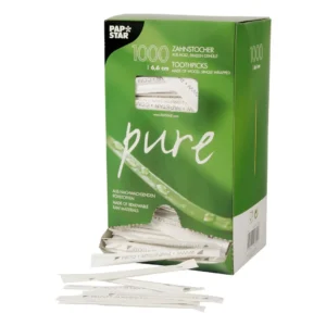 Tannpirker PURE rund 6,5cm (1000)