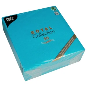 Serviett PAPSTAR RC 40x40 cm turkis (50)