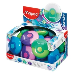 Viskelær MAPED Zenoa m/lokk ass farger