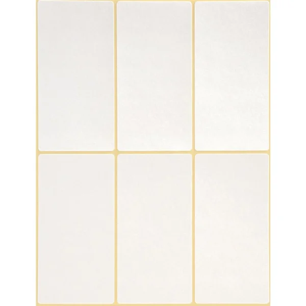 Etikett AVERY manuell 39x76mm hvit (192)