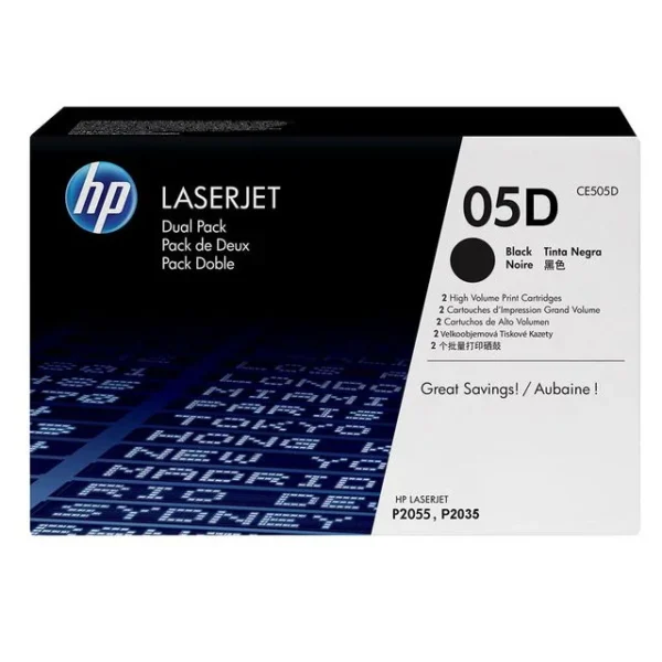 Toner HP CE505D 05A 2.3K sort (2)