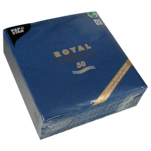 Serviett PAPSTAR RC 40x40cm mørkblå (50)