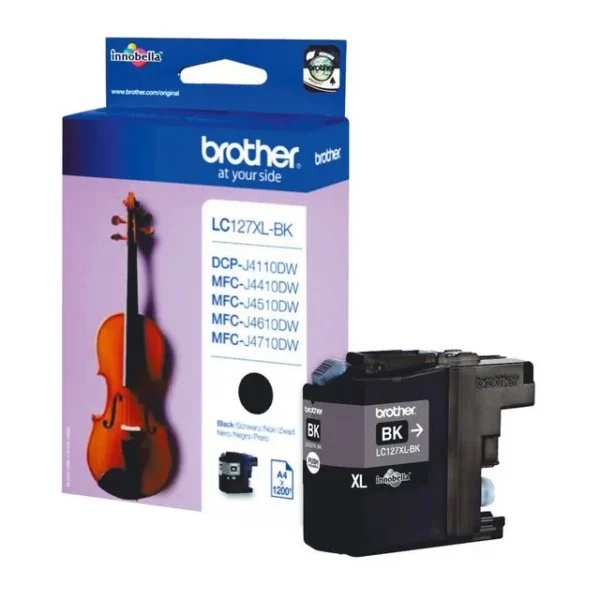 Blekk BROTHER LC127XLBK sort