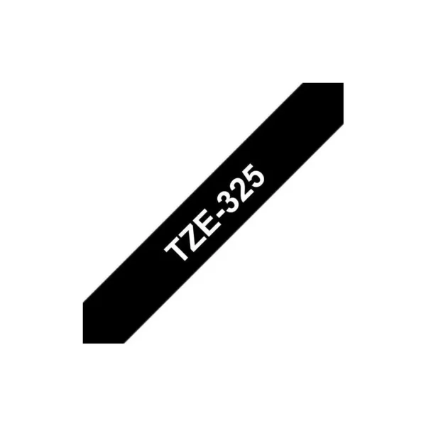 Tape BROTHER TZe-325 9mmx8m hvit/sort