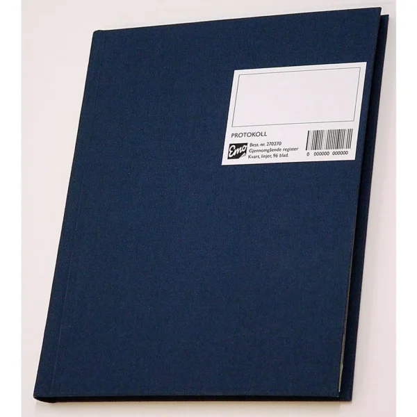 Protokoll EMO 17x21 80g 96bl lin.regist.