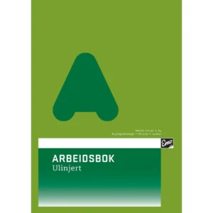 Arbeidsbok A4 80g ulinjert