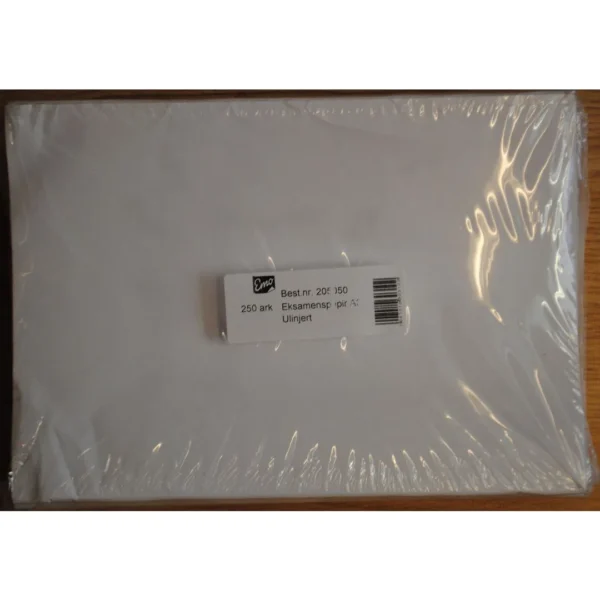 Eksamenspapir A3 Falset ulinjert (250)