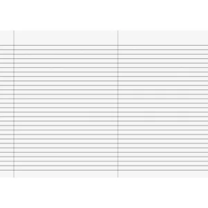 Eksamenspapir A3 Falset marg linjer(250)