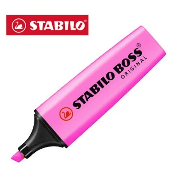 Tekstmarker STABILO Boss rosa