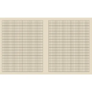 Kladdebok 17x21cm 55g 30bl 5x10mm ruter