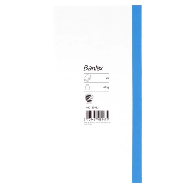 Deltablokk BANTEX 24x12cm60g 75bl 5-delt