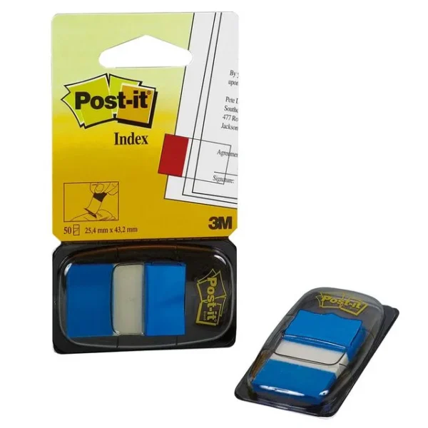 Index POST-IT 680 bred blå