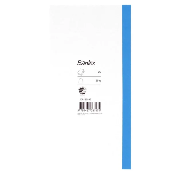 Deltablokk BANTEX 24x12cm60g 75bl 5-delt