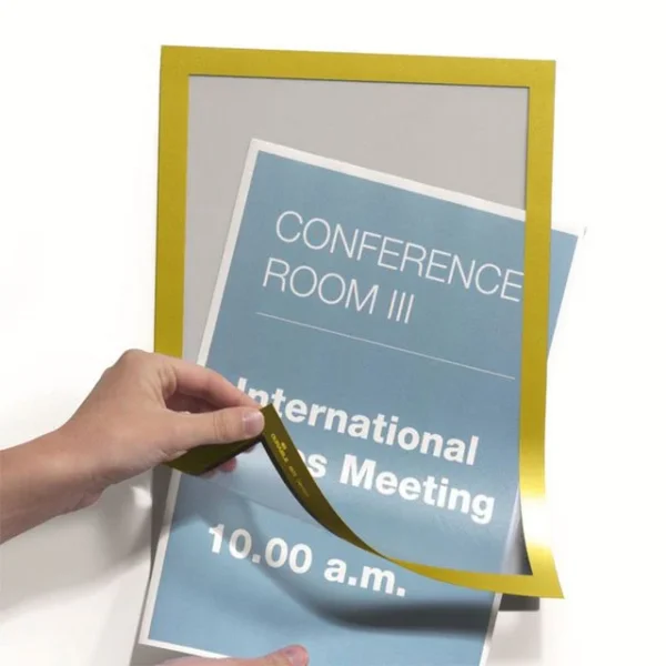 Ramme DURAFRAME A4 magnet gull (2)