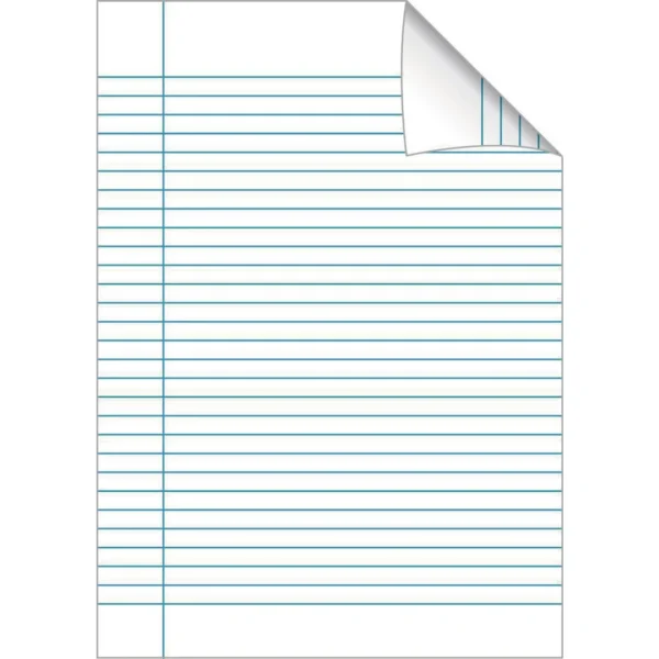 Skrivebok BANTEX A4 70g 8,5mm linje marg