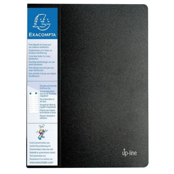 Presentasjonsmappe EXACOMPTA 80l A4 sort