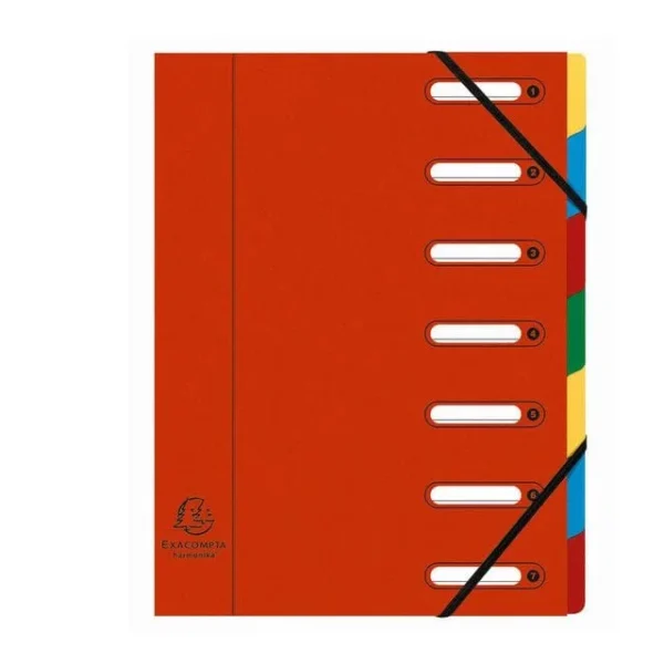 Sorteringsmappe EXACOMPTA 425g 7delt