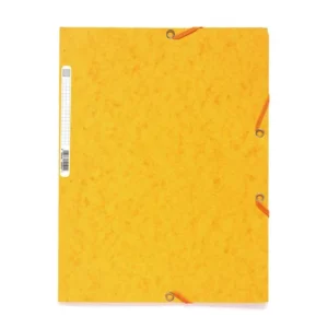 Strikkmappe EXACOMPTA A4 3 kl 400g gul