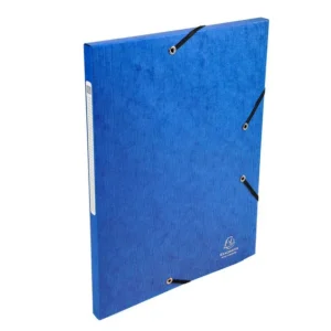 Strikkmappe EXACOMPTA A4 3 kl 600g blå