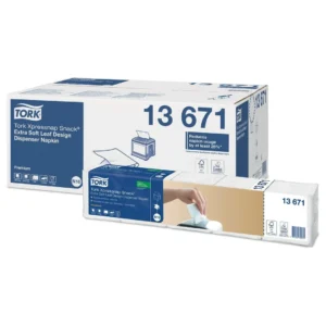 Dispenserserviett TORK N10 2L hvit (500)