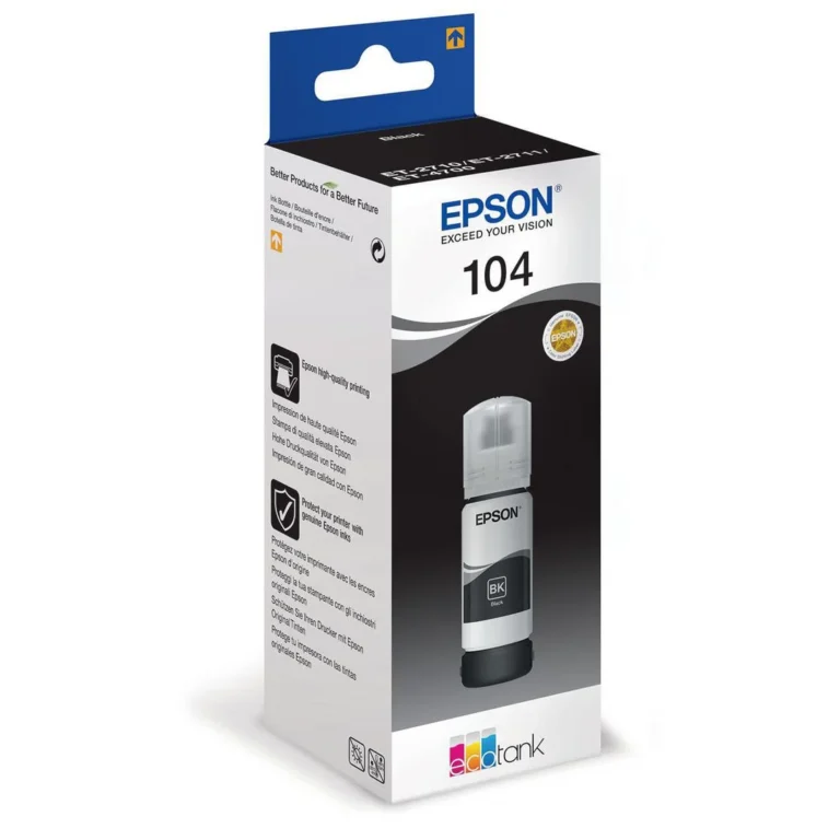Blekk EPSON 104 EcoTank sort - Bilde 2
