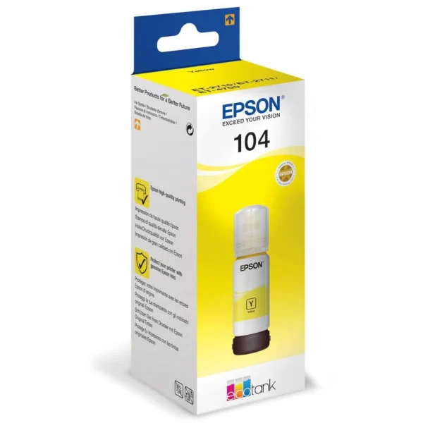 Blekk EPSON 104 EcoTank gul
