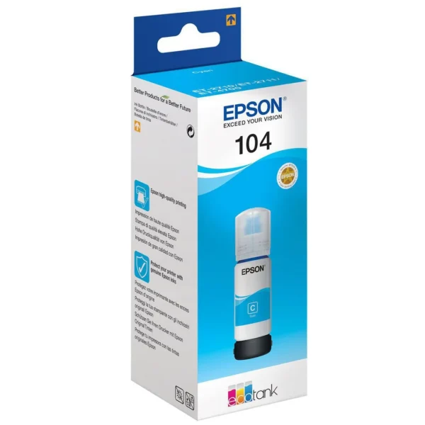 Blekk EPSON 104 EcoTank Cyan