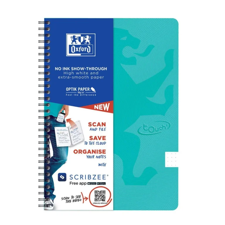 Notatbok OXFORD Touch B5 90g DOT mint