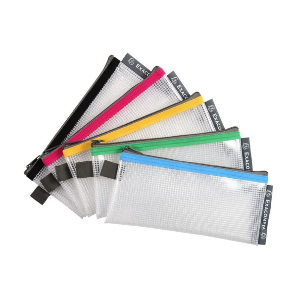 Oppbevaringslomme plast gl.lås 20x10cm