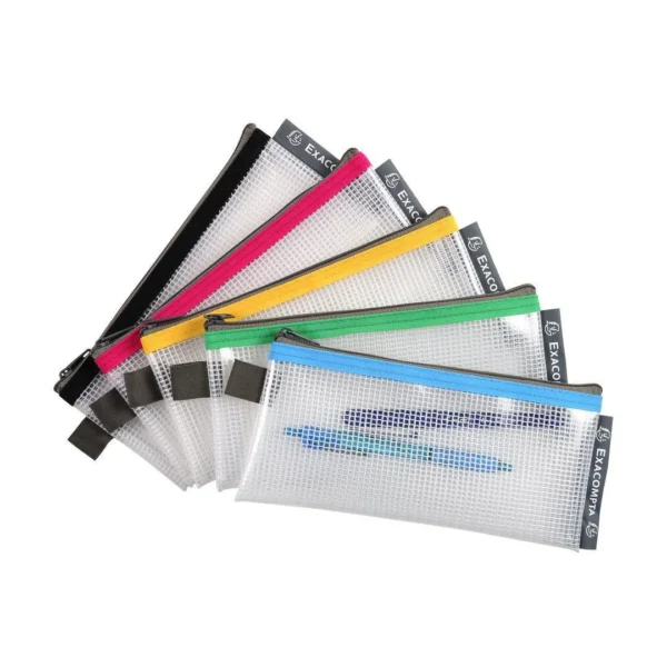 Oppbevaringslomme plast gl.lås 20x10cm