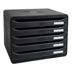 Skuffekabinett EXACOMPTA 5skuff sort