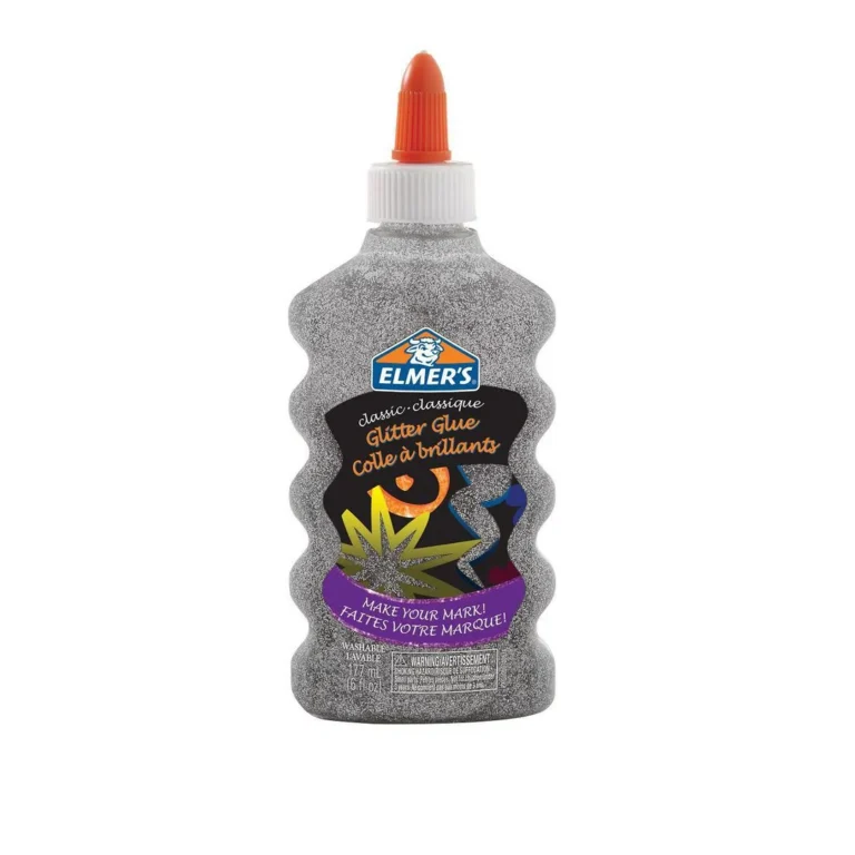 Glitterlim ELMERS 177ml sølv