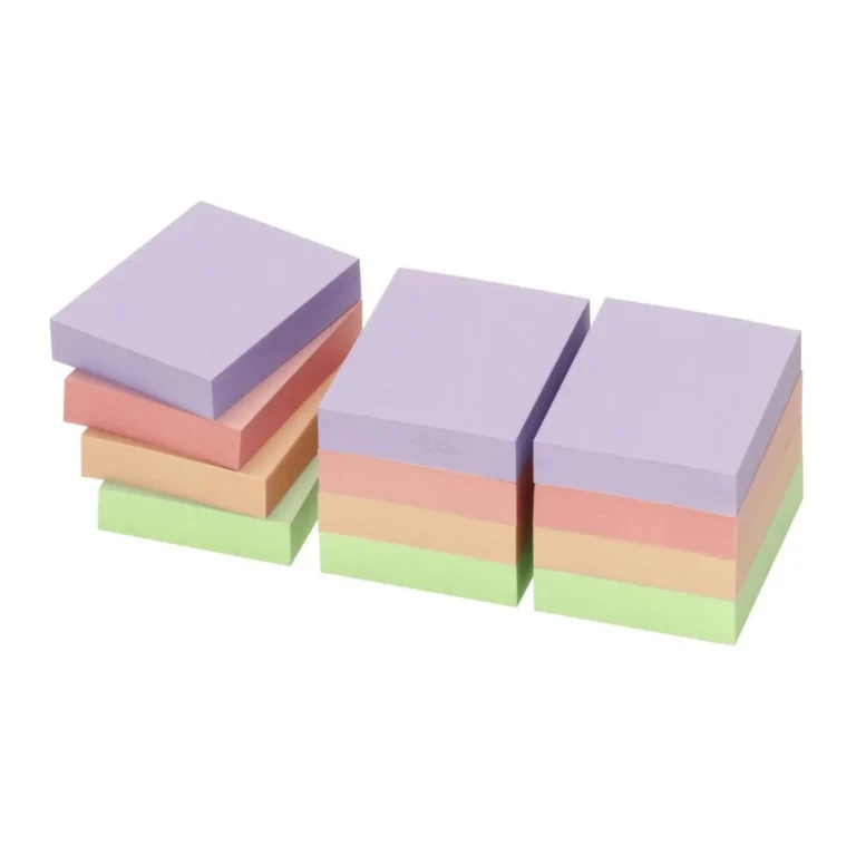 Notatblokk INFO 50x40mm pastell (12) - Bilde 2