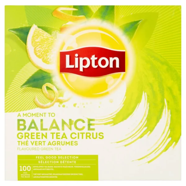 Te LIPTON grønn m/sitron (100)