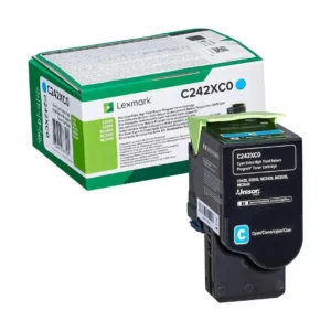 Toner LEXMARK C242XC0 Cyan