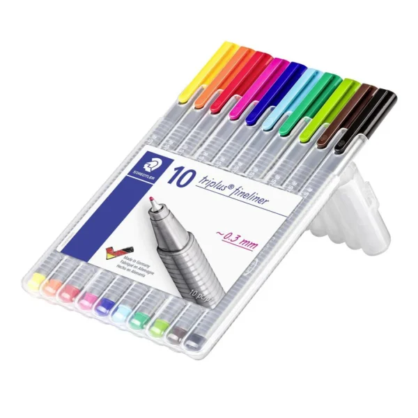 Fineliner STAEDTLER Triplus ass (10)