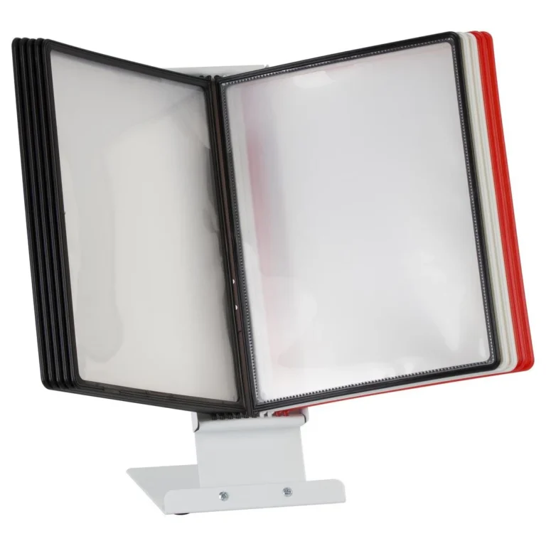 Bordstativ A4 med 10 lommer ass,farger