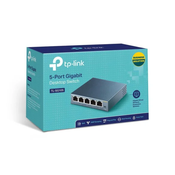 Switch TP-LINK 5 porter 10/100/1000
