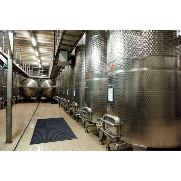 Kombinasjonsmatte 115x175 sort