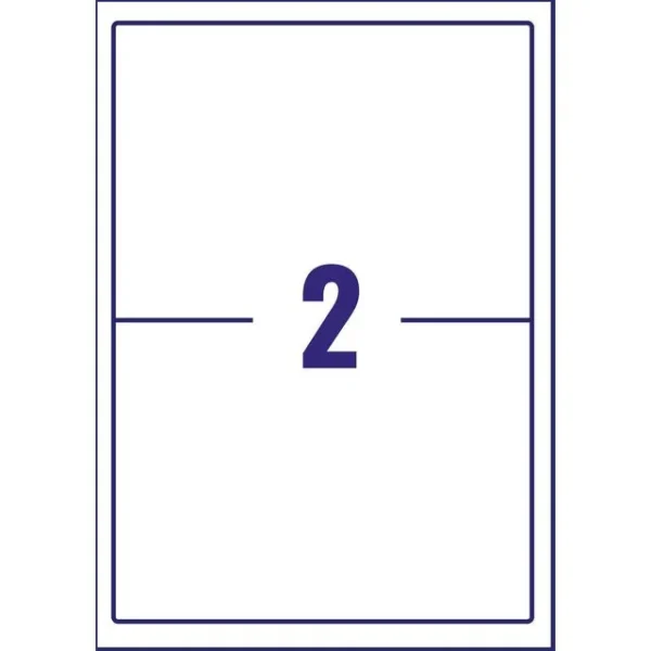 Etikett AVERY polyester 199,6x143,5 (40)