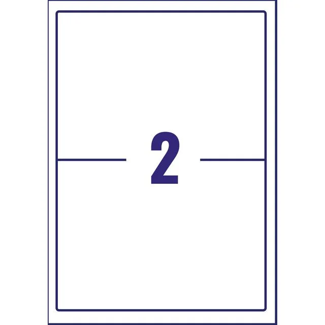 Etikett AVERY polyester 199,6x143,5 (40) - Bilde 3