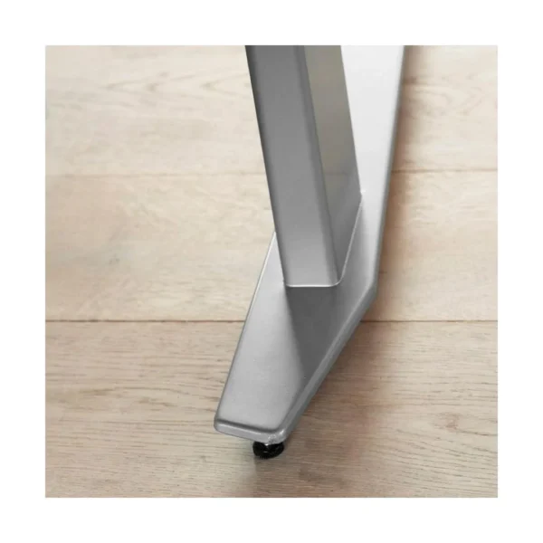 Skrivebordsben PRIMA hev/senk sølvgrå