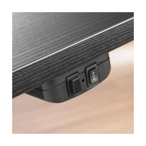 Skrivebordsben PRIMA hev/senk sølvgrå