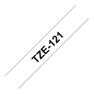 Tape BROTHER TZe-121 9mmx8m sort/klar