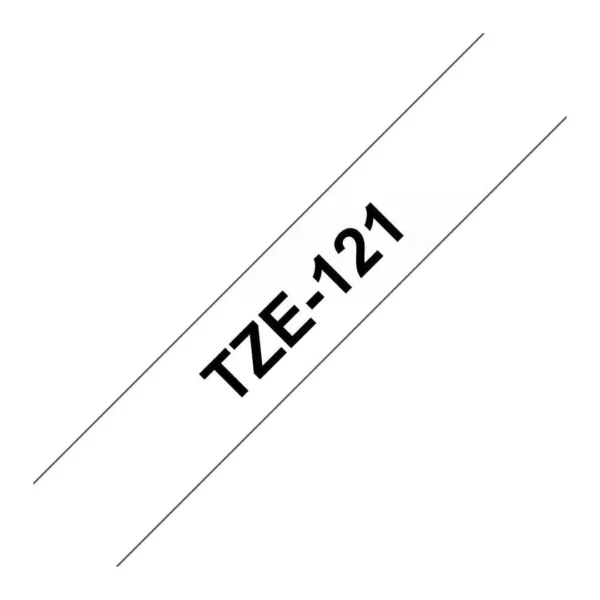 Tape BROTHER TZe-121 9mmx8m sort/klar